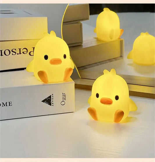 Cute Duck Night Light – Soft Glow Bedside Lamp for Kids
