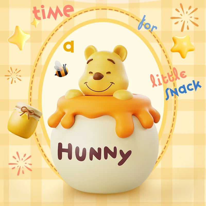 Winnie the Pooh Honey Jar Night Light – Soft Silicone Glow for Kid