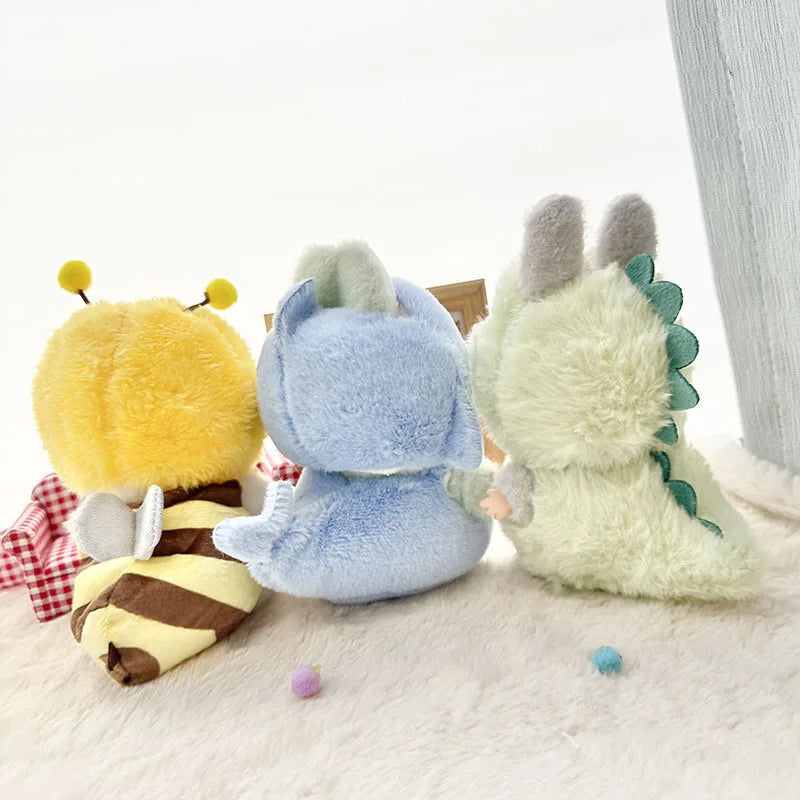 Green Dinosaur Outfit for Labubu – Cute Korean-Style Plush Clothes